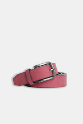 CINTURA EFFETTO PELLE BORDEAUX